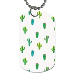 Funny Cacti With Muzzles Dog Tag (One Side) Front