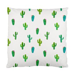 Funny Cacti With Muzzles Standard Cushion Case (two Sides) by SychEva