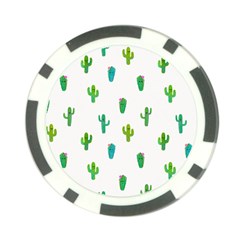 Funny Cacti With Muzzles Poker Chip Card Guard (10 Pack) by SychEva