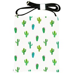 Funny Cacti With Muzzles Shoulder Sling Bag by SychEva