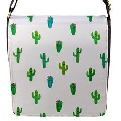 Funny Cacti With Muzzles Flap Closure Messenger Bag (s) by SychEva