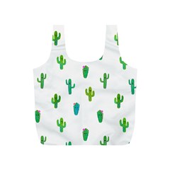 Funny Cacti With Muzzles Full Print Recycle Bag (s) by SychEva