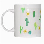 Green Cacti With Sun White Mugs Left