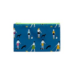 Girls Walk With Their Dogs Cosmetic Bag (xs) by SychEva