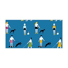 Girls Walk With Their Dogs Yoga Headband by SychEva