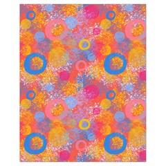 Multicolored Splashes And Watercolor Circles On A Dark Background Drawstring Bag (small) by SychEva