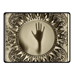 Mirror-mirror-of-souls-magic-mirror Double Sided Fleece Blanket (small)  by Sudhe