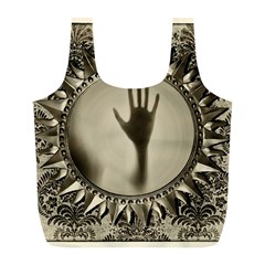 Mirror-mirror-of-souls-magic-mirror Full Print Recycle Bag (l) by Sudhe