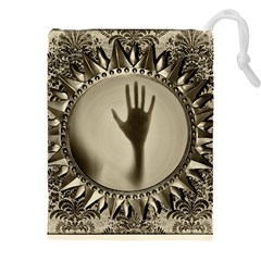 Mirror-mirror-of-souls-magic-mirror Drawstring Pouch (5xl) by Sudhe