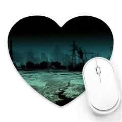 Industry-setting-world-urban Heart Mousepads by Sudhe