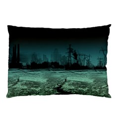 Industry-setting-world-urban Pillow Case by Sudhe