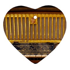 Radio-old-tube-radio-nostalgia Ornament (Heart)