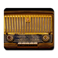 Radio-old-tube-radio-nostalgia Large Mousepads