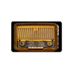 Radio-old-tube-radio-nostalgia Magnet (Name Card)