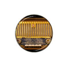 Radio-old-tube-radio-nostalgia Hat Clip Ball Marker (10 pack)