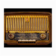 Radio-old-tube-radio-nostalgia Small Glasses Cloth