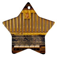 Radio-old-tube-radio-nostalgia Star Ornament (Two Sides)