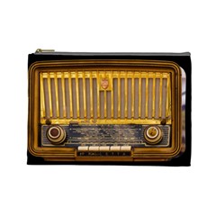 Radio-old-tube-radio-nostalgia Cosmetic Bag (Large)