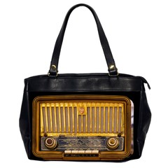 Radio-old-tube-radio-nostalgia Oversize Office Handbag (2 Sides)