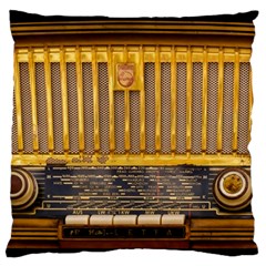 Radio-old-tube-radio-nostalgia Large Cushion Case (One Side)