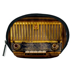 Radio-old-tube-radio-nostalgia Accessory Pouch (Medium)