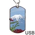 Mountain-mount-landscape-japanese Dog Tag USB Flash (Two Sides) Front