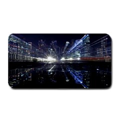 Cityscape-light-zoom-city-urban Medium Bar Mats by Sudhe