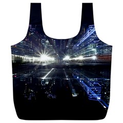 Cityscape-light-zoom-city-urban Full Print Recycle Bag (xl) by Sudhe