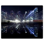 Cityscape-light-zoom-city-urban Double Sided Flano Blanket (Medium)  60 x50  Blanket Front