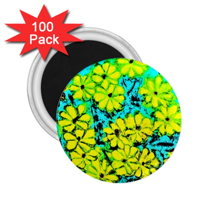 Chrysanthemums 2.25  Magnets (100 pack) 