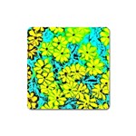 Chrysanthemums Square Magnet Front