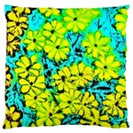 Chrysanthemums Large Flano Cushion Case (One Side) Front