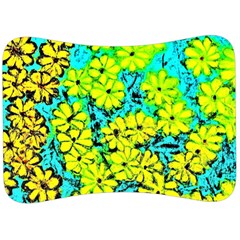 Chrysanthemums Velour Seat Head Rest Cushion