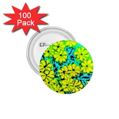 Chrysanthemums 1 75  Buttons (100 Pack) 