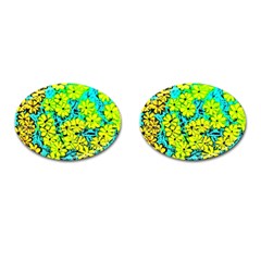 Chrysanthemums Cufflinks (oval)