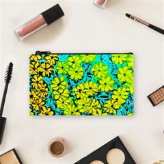 Chrysanthemums Cosmetic Bag (small) by Hostory