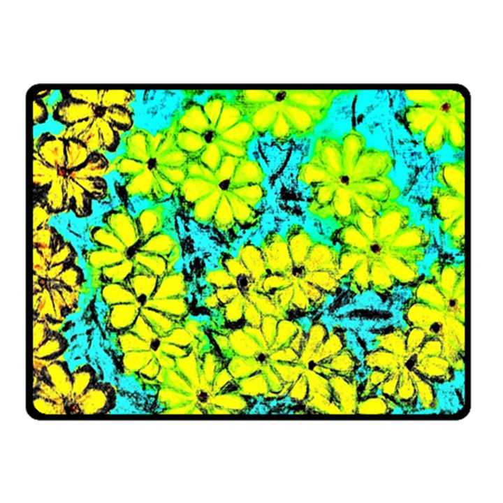 Chrysanthemums Fleece Blanket (Small)