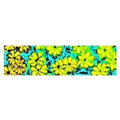 Chrysanthemums Satin Scarf (oblong)