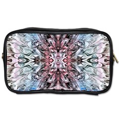 Abstract Waves  Toiletries Bag (two Sides) by kaleidomarblingart