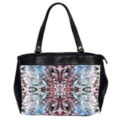 Abstract Waves  Oversize Office Handbag (2 Sides) by kaleidomarblingart