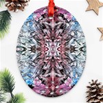 Abstract Waves  Oval Filigree Ornament (Two Sides) Front