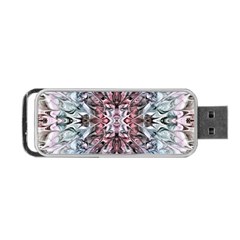 Abstract Waves  Portable Usb Flash (two Sides) by kaleidomarblingart