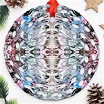 Abstract Waves III Ornament (Round Filigree) Front