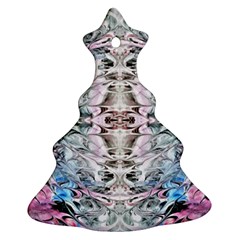 Abstract Waves Iii Christmas Tree Ornament (two Sides)