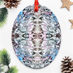 Abstract Waves Iii Ornament (oval Filigree)