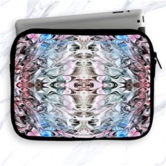 Abstract Waves Iii Apple Ipad 2/3/4 Zipper Cases by kaleidomarblingart