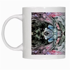 Abstract Waves IV White Mugs