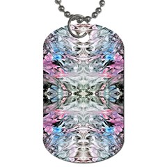 Abstract Waves IV Dog Tag (One Side)