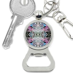 Abstract Waves IV Bottle Opener Key Chain