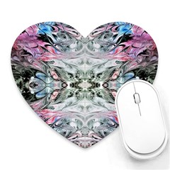 Abstract Waves IV Heart Mousepads